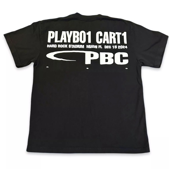 Playboi Carti I AM MUSIC Miami Rolling Loud Black Tee Size XL - Picture 2 of 5